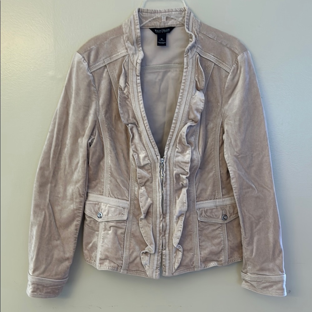 White House Black Market Blush Blazer with Structured Tailored Look